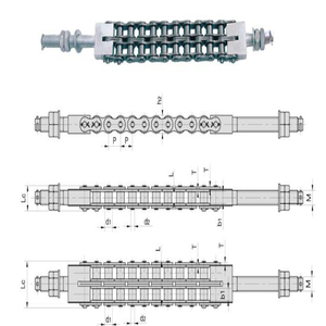 Hikity — rouleau de rampe de stationnement de voiture, OEM, ODM, fabricant, personnalisé, 12AT-1, 16AT-1, 16AT-2, 20AT-2, 20AT-3, 24AT-1 - Product Image 3