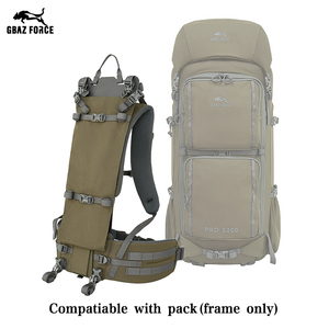 โครงกระเป๋าเป้ล่าสัตว์ GAF 500D ไนลอนผสมคาร์บอนไฟเบอร์ รูปทรงโค้งตามหลักสรีรศาสตร์ สีเขียว Ranger รองรับน้ำหนักมากกว่า 150 ปอนด์ สำหรับกระเป๋าขนาด 30-120 ลิตร - Product Image 1