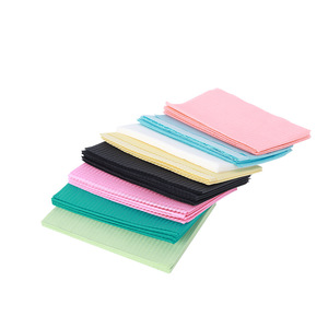 Toallas desechables para tatuajes de 33x45cm, de tres capas, negras, para decoración de uñas y uso en restaurantes, toallas gruesas de un solo uso. - Product Image 4