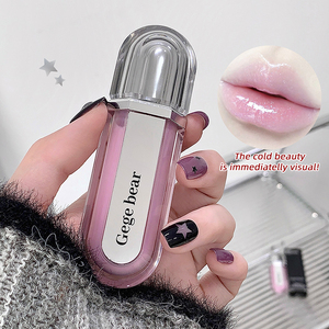 Brillo Labial Hidratante Sensible al Agua Gegebear Pure Desire Color Nude, para un Look de Niña, Aspecto Luminoso e Hidratado - Product Image 2