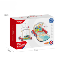 Support de piano de voiture multifonctionnel 2 en 1 pour bébé marcheur pédale fitness poussette d'activité pour tout-petits