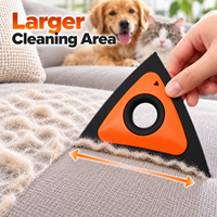 Outil de toilettage pour animaux de compagnie, Kit de dépoussiérage pour poils d'animaux, Brosse pour chien, Peigne pour chat, Outil pour chat, Dispositif anti-poils pour chiens, chats et intérieur de voiture, Brosse anti-poils