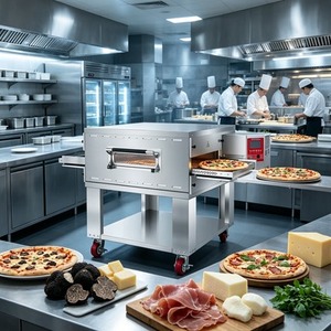 <span class=keywords><strong>Horno</strong></span> de Pizza Profesional con Pantalla Digital y Cinta Transportadora para Cocina de Hospital y Servicio de Alimentos Institucional - Product Image 1