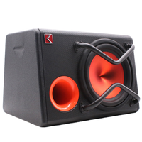 Subwoofer audio actif de grande puissance, subwoofer de voiture de haute qualité avec amplificateur
