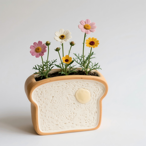 Taza de Cerámica con Forma de Pan, Taza de <span class=keywords><strong>Café</strong></span> con Diseño de Pan Tostado y Bollo para Niños, Taza de Té de Porcelana <span class=keywords><strong>Kawaii</strong></span>, 8oz, 4.5x3x3.5" - Product Image 4