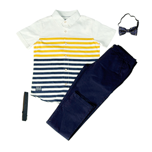 Conjuntos <span class=keywords><strong>de</strong></span> Camisa y Pantalones <span class=keywords><strong>de</strong></span> Verano <span class=keywords><strong>para</strong></span> Niños, 100% Algodón, Estampados, Casuales, <span class=keywords><strong>para</strong></span> <span class=keywords><strong>Adolescentes</strong></span> - Product Image 4
