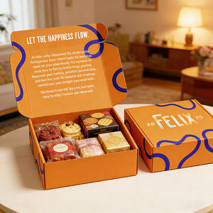 Boîtes d'expédition pliables personnalisées, boîtes à courrier en carton ondulé, emballage cadeau pour les petites entreprises - Product Image 2