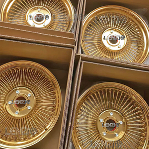 Exquisite Heavy Industry fully chrome-plated 22, 24, 26-inch F-type wheel hub center covers, chrome-plated wheel hub - Product Image 2