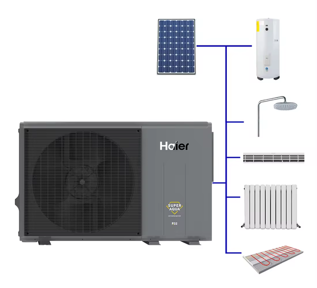 R32 Heat Pump Water Heaters Smart air Conditioner EVI Inverter Monoblock Heat Pump