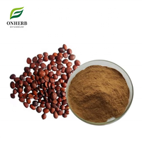Extrait de graines de jujube sauvage naturel de qualité supérieure, 99% d'extrait de graines de Ziziphus Jujuba en poudre, fourni par l'usine