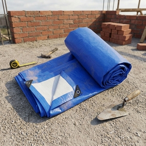 <span class=keywords><strong>Telo</strong></span> Impermeabile Resistente per Esterni, Copertura per Tetto di Capannoni, Teli in Plastica per Mobili, <span class=keywords><strong>Roulotte</strong></span> e Rimorchi - Product Image 6