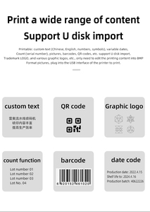자동 잉크젯 프린터 만료 날짜 로트 번호 기계 만료 상자 날짜 코드 종이 금속 XP600 인쇄 용 플렉스 인쇄 코더 - Product Image 6
