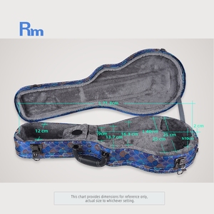 Étui rigide pour <span class=keywords><strong>mandoline</strong></span> en cuir au design élégant, de haute qualité, résistant à l'eau, durable, portable et léger - Product Image 2