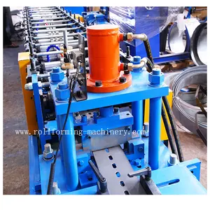 Solar panel mounting bracket roll forming machine