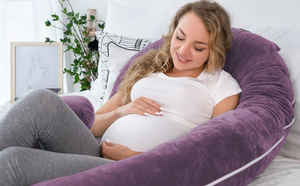Almohadas de Embarazo Extra Largas de 58 Pulgadas, Almohada Corporal en Forma de C, Almohada de Maternidad Refrescante para Mujeres Embarazadas, Soporte Corporal - Product Image 2