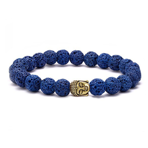 Aliexpress <span class=keywords><strong>venta</strong></span> espiritual Buda <span class=keywords><strong>de</strong></span> oro <span class=keywords><strong>cabeza</strong></span> <span class=keywords><strong>de</strong></span> <span class=keywords><strong>Lava</strong></span> pulsera <span class=keywords><strong>de</strong></span> cuentas <span class=keywords><strong>de</strong></span> piedra - Product Image 3