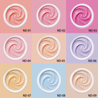 Gel Constructeur Pudding Non Coulant, Sans HEMA ni TPO, Sans Chauffage, Texture Crémeuse, Apex Building Rose Nude, Gel UV Soak Off Professionnel