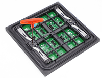 Solución de pantalla LED para exteriores de acceso frontal 320x320mm P6.67 Panel SMD para un mantenimiento fácil y rápido