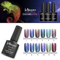 Mixcoco Gel Polish à paillettes pour nail art, gel caméléon, Esmaltes De Gel