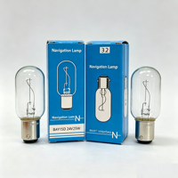 Ampoule de signalisation marine T25 BAY15D 24V 220V 25W 40W, lampe de navigation, lampe de bateau, remplacement d'ampoule incandescente