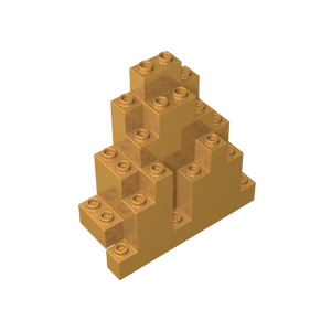 [Gobricks] GDS-2148 all'ingrosso parti di blocchi di costruzione pannello di roccia triangolare 3x8x7 (aka LURP) 6083 976014 - Product Image 1