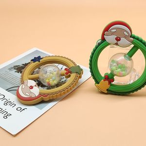 Food Grade Silicone Baby Rattle Teether <b>Ring</b> BPA Free Toddler <b>Kids</b> 0-1 Year Teething Chew Toy Infant Soothing Gift - Product Image 3
