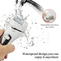FOCSTAR BT7078 Rasoir électrique rechargeable pour les pieds Nouveau design Dissolvant de callosités et lime pour broyeur de peau