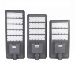 Lampadaire solaire LED tout-en-un 400W avec corps en ABS IP65 et IP68 pour l'éclairage extérieur des jardins et des routes, alimentation incluse - Product Image 2