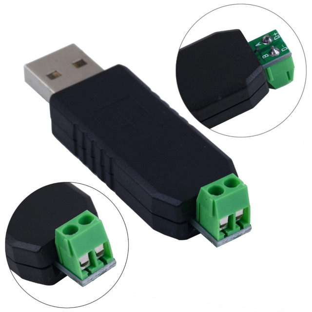 USB to RS485 Adapter with CH340 Chip Supports Win7 XP Vista Linux OS 485 USB Serial Port Converter
