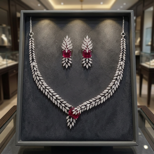 Compre en Línea el Collar de Gargantilla Kanhai Jewels para Mujer, de Latón Americano con Circonitas, Chapado en Dos Tonos, 14 Pulgadas de Largo, para Aniversario o Uso Diario, 445548 - Product Image 1