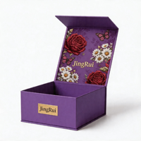 Emballage de luxe de haute qualité, boîte en carton rigide à rabat, grand format, emballage personnalisé avec fermeture magnétique