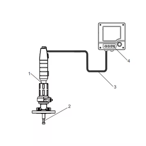 เซ็นเซอร์วัดค่า pH แบบอนาล็อก High Endress+Hausers CPS41/CPS41E สำหรับการใช้งานในน้ำอุตสาหกรรมและน้ำเสียที่มีสภาพรุนแรง - Product Image 4