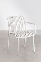 Chaises d'extérieur pour restaurant fauteuils empilables légers en plastique pp traitement imperméable résistant aux UV pour café de jardin