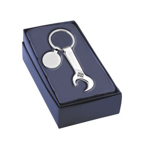 Llavero de Aleación con Diseño Moderno de Llave Inglesa y Token Impreso UV, Llavero Ligero de Acero Inoxidable - Product Image 3