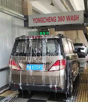 Machine de lavage de voitures entièrement automatique, équipement de lavage de voitures intelligent sans contact, salle de lavage de voitures en libre-service 24h/24