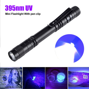 Mini linterna LED con pilas AAA, luz portátil tipo bolígrafo, alta intensidad, uso en exteriores y en el hogar, cuerpo de aleación de aluminio - Product Image 5