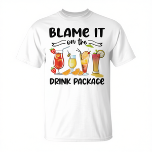 Camiseta Blame It On The Drink Package, camiseta a juego para crucero - Product Image 2