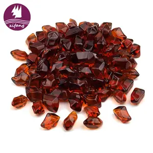 Exquisite Hot Sale Deluxe Fire Pit Kit Fire Glass Beads 3d Pellet Amber Fire Pit Glass