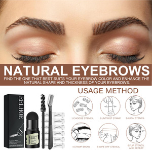 Professional Custom Your Private Label Waterproof Eye <strong>Brow</strong> <strong>Stamp</strong> Stencil Shaping <strong>Kit</strong> - Product Image 3