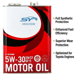 Wholesale <strong>Fully</strong> <strong>Synthetic</strong> 5w30 <strong>Engine</strong> <strong>Oil</strong> High Performance Fuel Efficiency Gasoline Lubricant API Sn <strong>5w</strong> <strong>30</strong> Motor <strong>Oil</strong> for Toyota - Product Image 4