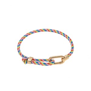 Braccialetto Personalizzato Zooying con Corda Paracord Colorata Regolabile, Stile Minimalista Boho per Coppie e Surfisti - Product Image 4
