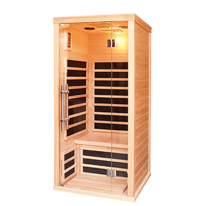 modern design 1-6 person wood outdoor sauna room wooden outdoor salt traditional steam sauna room for sale - Product Image 4