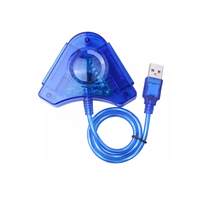 Convertisseur USB double lecteur pour jeux PS2 vers PC, câble adaptateur CD pour lecteur de CD de jeu USB PS2 PC