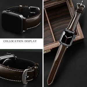 Nuovo Design <span class=keywords><strong>Cinturino</strong></span> in <span class=keywords><strong>Pelle</strong></span> Bovina di Alta Qualità per <span class=keywords><strong>Apple</strong></span> <span class=keywords><strong>Watch</strong></span>, Bracciale Sostitutivo Impermeabile di Lusso - Product Image 3