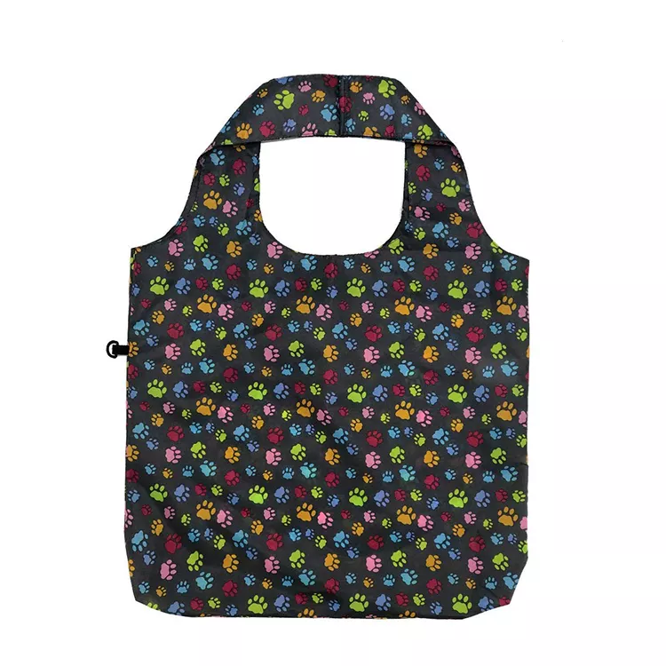 Custom Eco-friendly Recycle Polyester Nylon Shopper Folding Shopping Bag