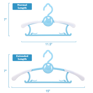 Móc Áo Trẻ Em <span class=keywords><strong>Fancy</strong></span> No Slip Có Thể Điều Chỉnh, Móc Treo Quần Áo Có Thể Kéo Dài - Product Image 5