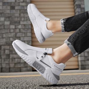 Chaussures décontractées à enfiler style runner grande taille à semelle épaisse |   Sneakers décontractées tendance pour hommes - Product Image 6