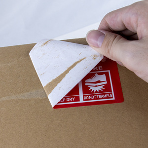 Tùy chỉnh in 3.5 "x 1.9" 500 nhãn/cuộn dễ vỡ xử lý thận trọng cảnh báo nhãn bao bì vận chuyển dán tùy chỉnh dễ vỡ nhãn - Product Image 4