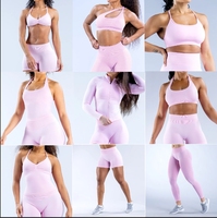Pantalon de sport d'été taille haute pour femmes collants de Yoga à séchage rapide pantalon de Yoga sans couture solide fileté mat pour la course