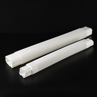 HJSJ Climatiseur : Ensemble de conduites flexibles multi-couleurs, durables et personnalisables pour gaines de climatisation HVAC